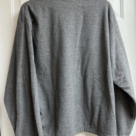 NFL Atlanta Falcons XL Fleece Half Zip Pullover Gray Reebok. Logo 100% Polyester - Picture 3 of 4